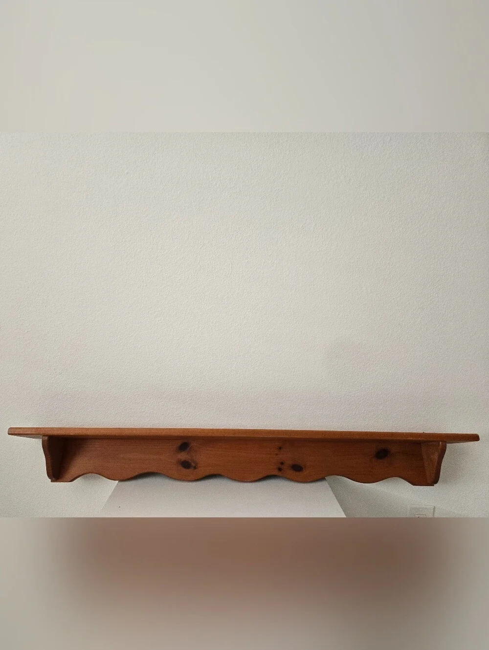 wooden wall shelf